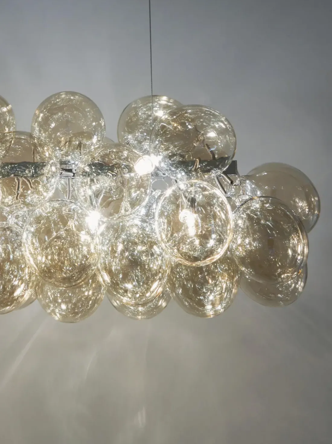 Lámpara de techo LED grande soplada Gross Bar
