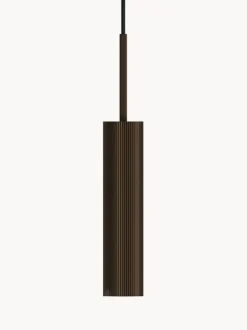 Lámpara de techo pequeña con superficie acanalada Tubulaire, 24 cm