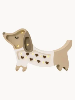Lámpara infantil LED artesanal regulable Puppy Mini, con función de temporizador