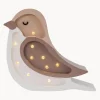 Lámpara infantil LED artesanal regulable Bird Mini, con función de temporizador