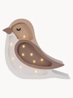 Lámpara infantil LED artesanal regulable Bird Mini, con función de temporizador