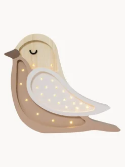 Lámpara infantil LED artesanal regulable Bird, con función de temporizador