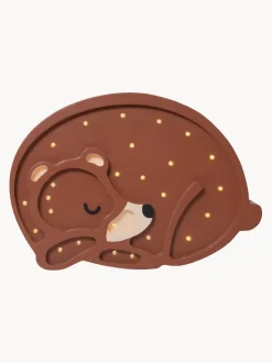 Lámpara infantil LED artesanal regulable Bear, con función de temporizador