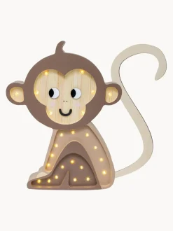 Lámpara infantil LED artesanal regulable con función de temporizador y control a mando Monkey