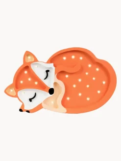 Lámpara infantil LED artesanal regulable Fox, con función de temporizador y control remoto