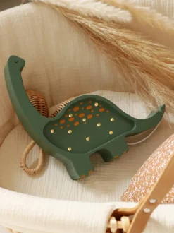 Lámpara infantil LED regulable artesanal Diplodocus, con función de temporizador y control remoto