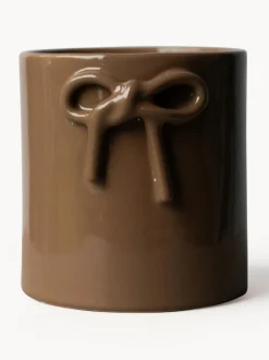 Macetero de cerámica Bow, 14 cm