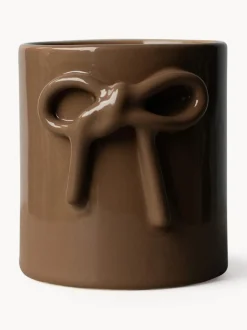 Macetero de cerámica Bow, 11 cm
