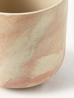 Macetero en look mármol Kiko, 17 cm