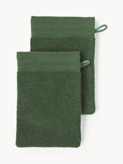 Manoplas de baño de algodón ecológico Premium, 2 uds.