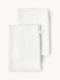 Manoplas de baño de algodón ecológico Premium, 2 uds.