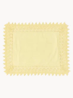 Manteles individuales con ribete de encaje Flavia, 2 uds.