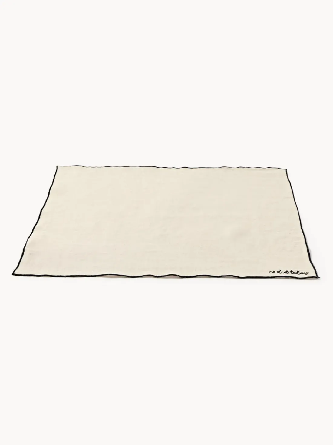 Manteles individuales de lino con bordado Cosmo, 4 uds.