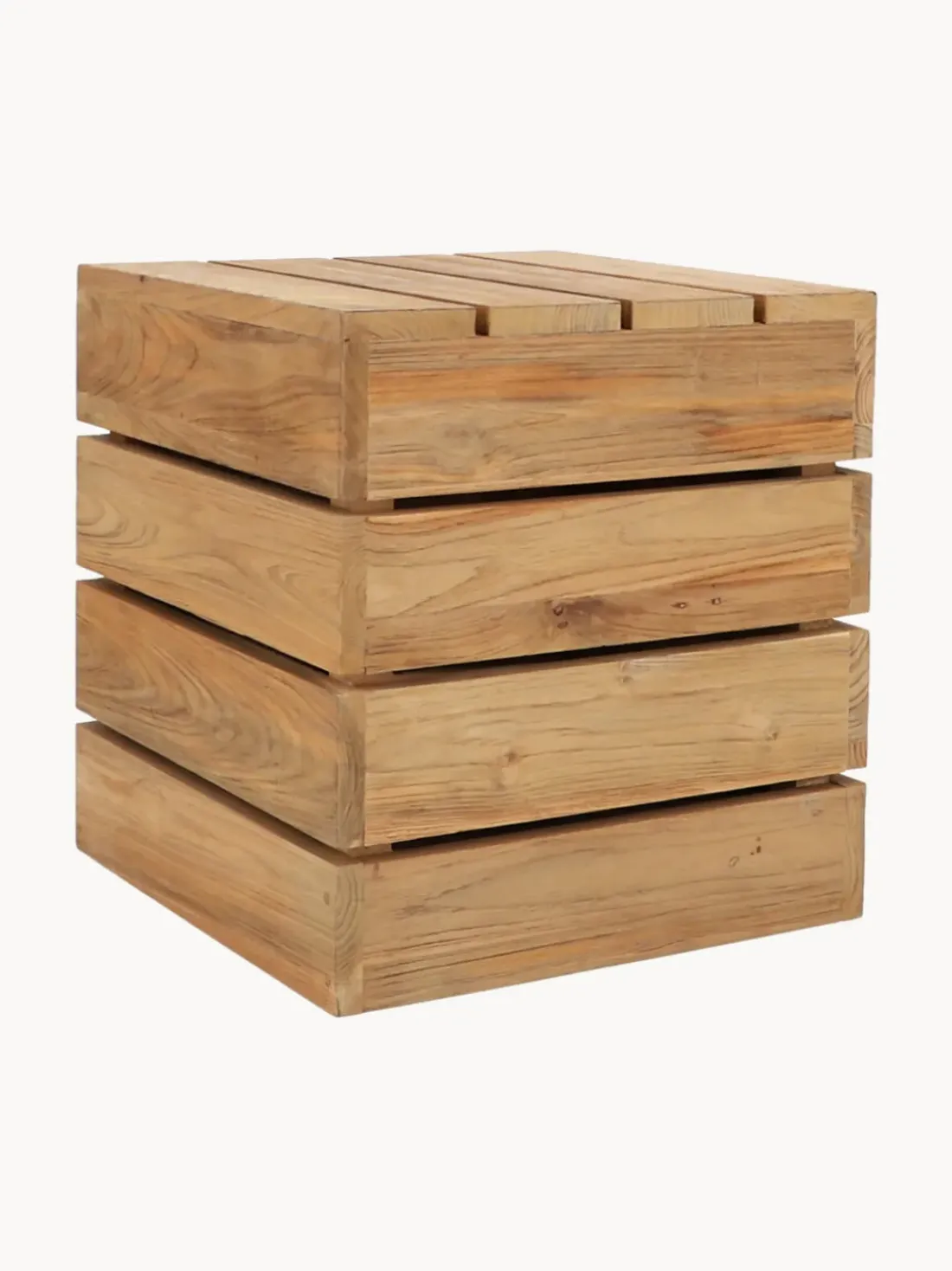 Mesa auxiliar de jardín de madera de teca Move