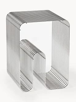 Mesa auxiliar de metal Curva