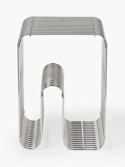 Mesa auxiliar de metal Curva
