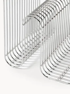 Mesa auxiliar de metal Curva