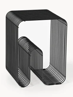 Mesa auxiliar de metal Curva