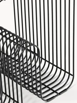 Mesa auxiliar de metal Curva