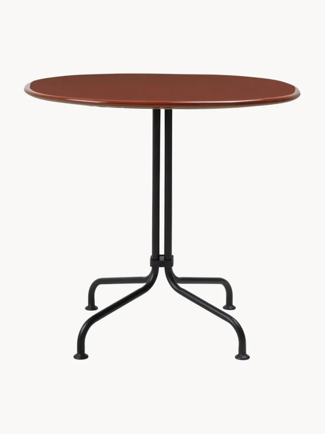 Mesa bistró redonda con tablero de cerámica Carmel, Ø 75 x 63 cm