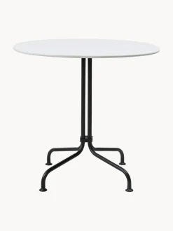 Mesa bistró redonda con tablero de cerámica Carmel, Ø 75 x 63 cm