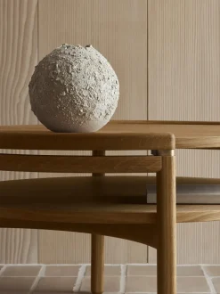 Mesa de centro artesanal de madera de roble RF1905