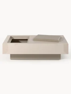 Mesa de centro con espacio de almacenamiento Alessa, 120 cm