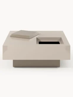 Mesa de centro con espacio de almacenamiento Alessa, 80 cm