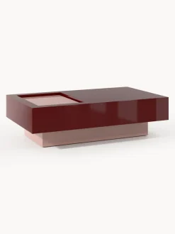 Mesa de centro con espacio de almacenamiento Alessa, 120 cm