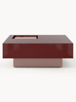 Mesa de centro cuadrada con espacio de almacenamiento Alessa