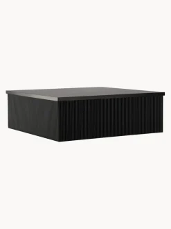 Mesa de centro de madera con relives Lenox