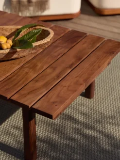 Mesa de centro de madera de acacia Matheus