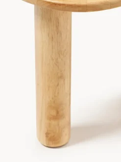 Mesa de centro de madera de caucho con forma orgánica Luppa