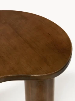 Mesa de centro de madera de caucho con forma orgánica Luppa