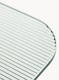 Mesa de centro de madera de haya con tablero de cristal Kob