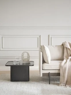 Mesa de centro de madera de roble Sullivan, 60 x 60 cm