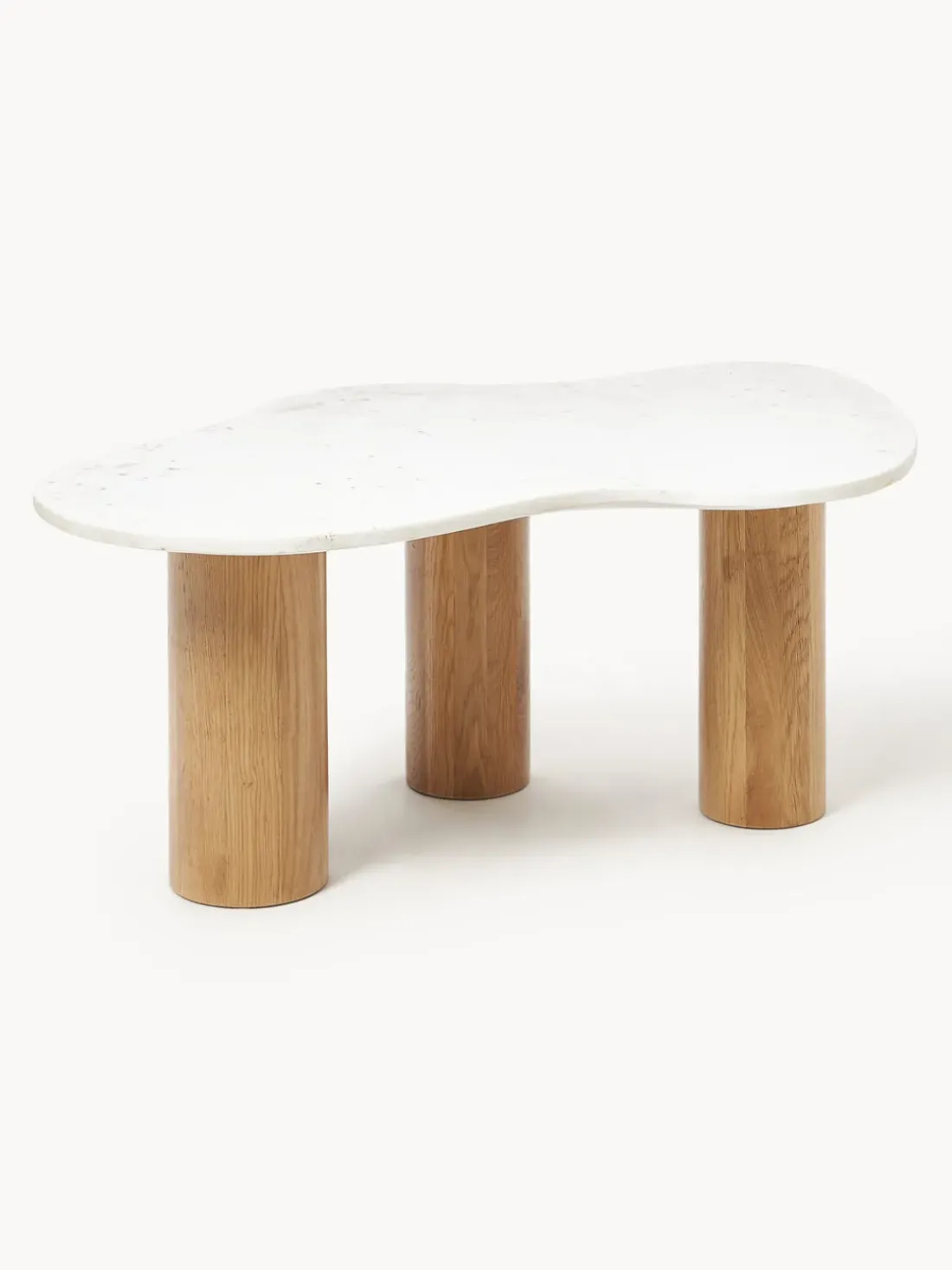 Mesa de centro de mármol con forma orgánica Naruto