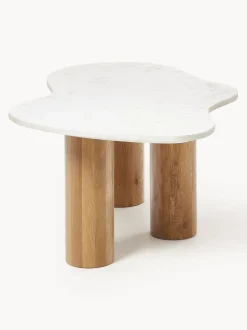 Mesa de centro de mármol con forma orgánica Naruto