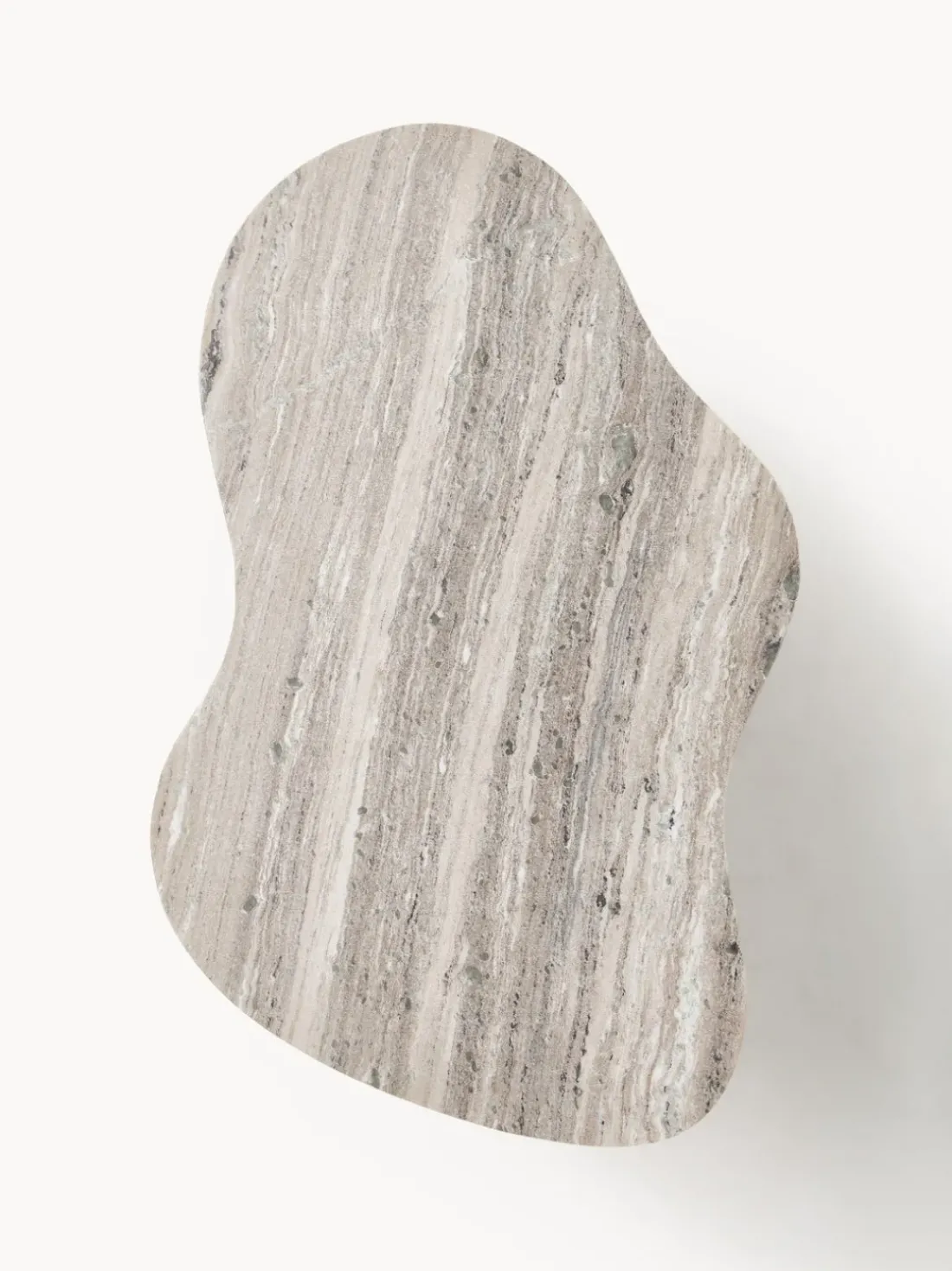 Mesa de centro de mármol con forma orgánica Naruto, pequeña