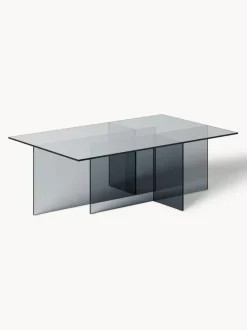 Mesa de centro de vidrio Anouk, 102 cm