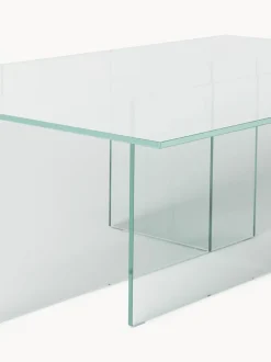 Mesa de centro de vidrio Anouk, 102 cm