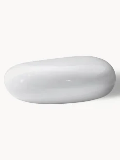 Mesa de centro de vidrio con forma orgánica Koishi