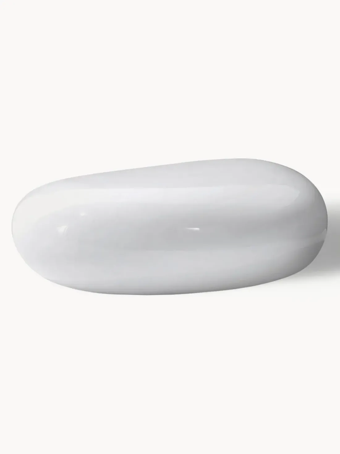 Mesa de centro de vidrio con forma orgánica Koishi