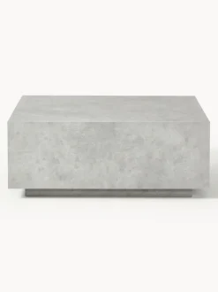 Mesa de centro en look cemento Lesley