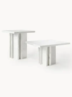 Mesa de centro en look mármol Selene