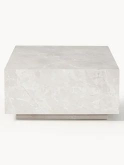 Mesa de centro en look travertino Lesley