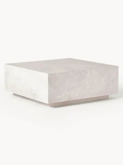Mesa de centro en look travertino Lesley