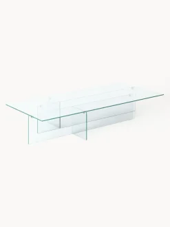 Mesa de centro grande de vidrio Anouk, 160 cm
