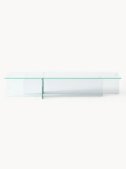 Mesa de centro grande de vidrio Anouk, 160 cm