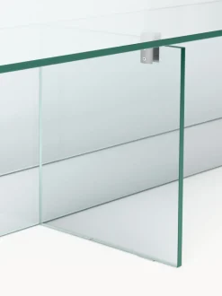 Mesa de centro grande de vidrio Anouk, 160 cm